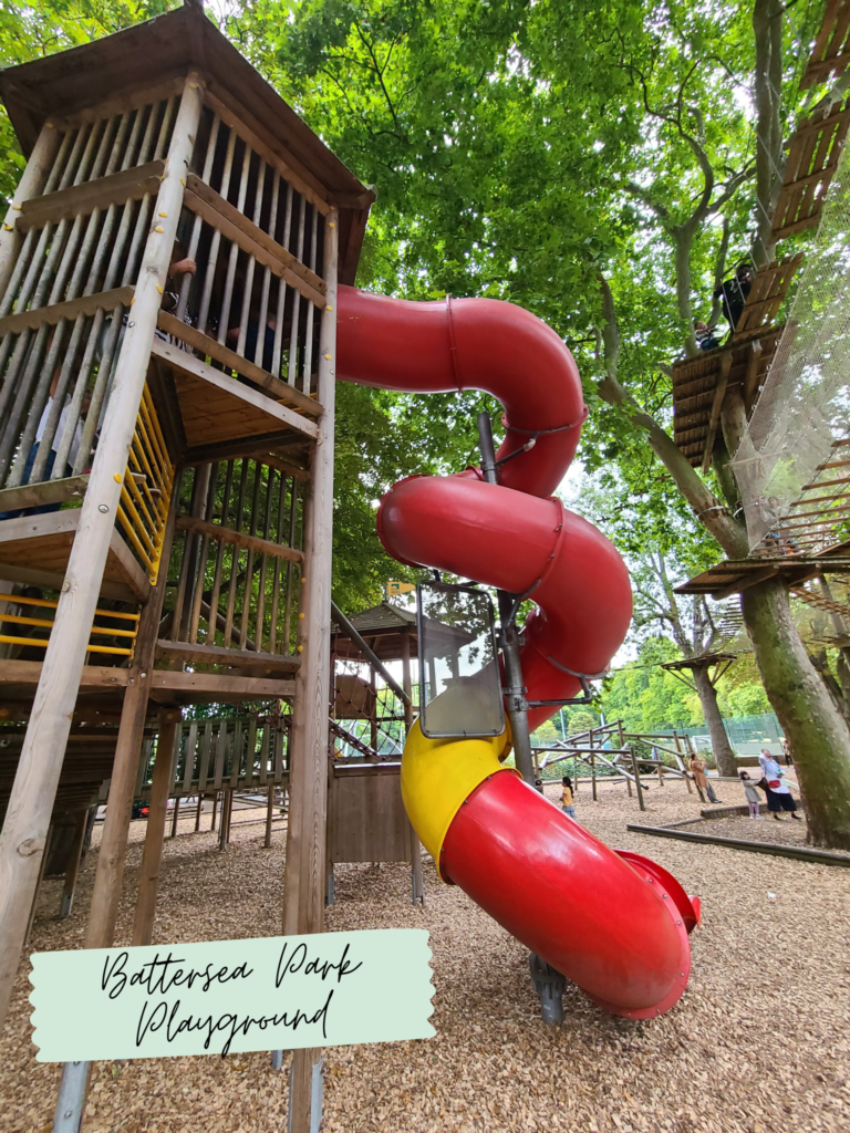 slide at battersea park in london