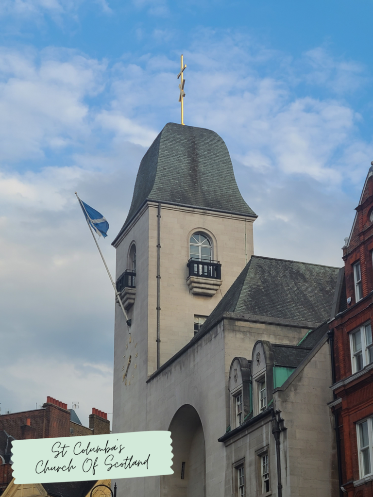 the view st columba's church of scotland in london